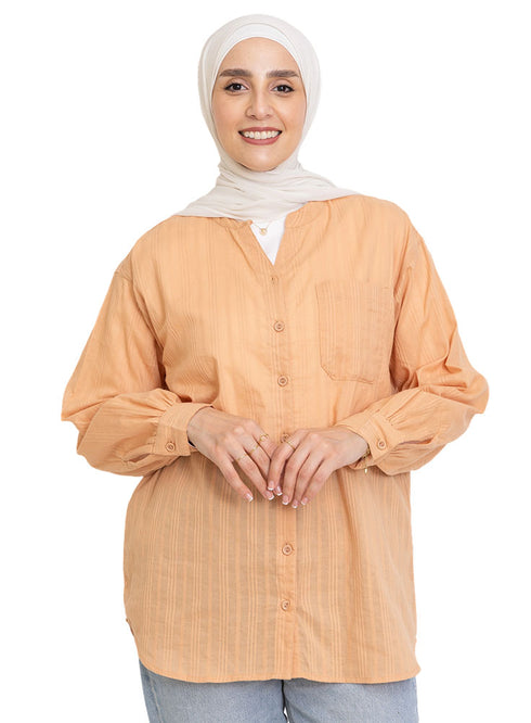 Autumnal V-Neck Shirt
